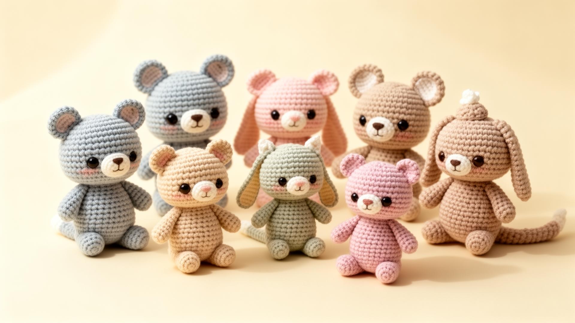 Handmade crochet toys
